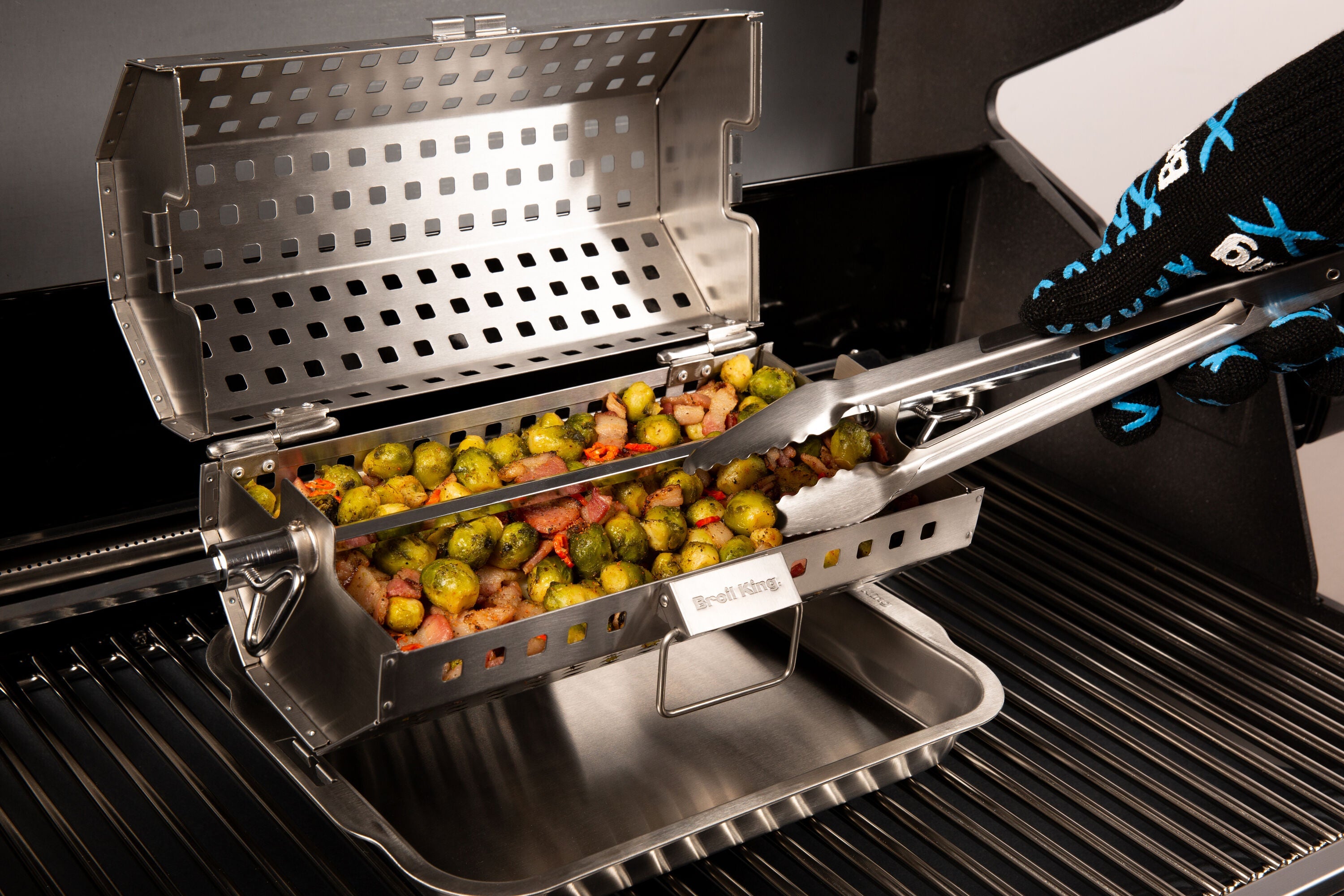 broil-king-rotisserie-tumble-basket-drehkorb-edelstahl image 5