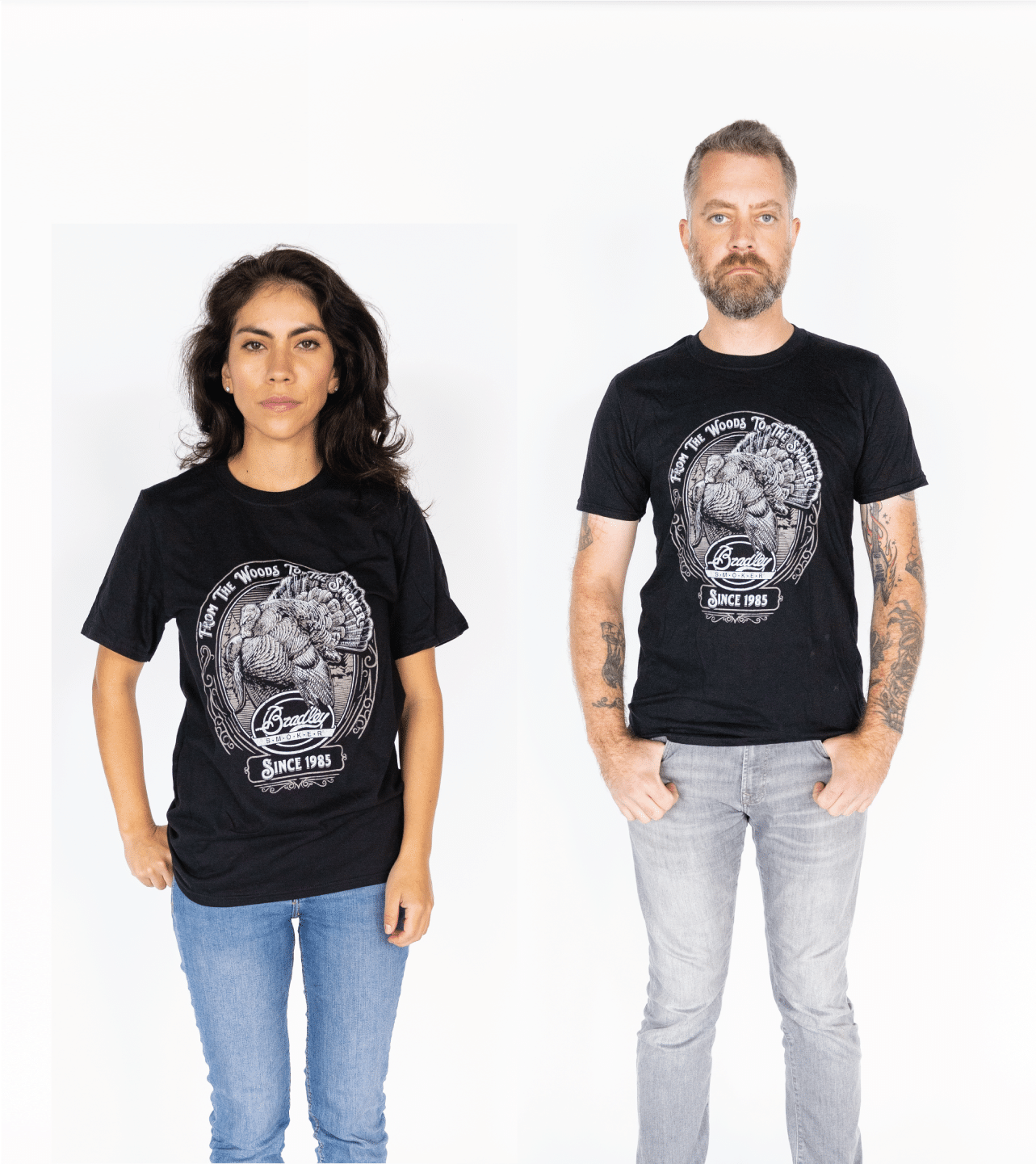 bradley-smoker-turkey-t-shirt-schwarz-gr-e-l-unisex image 5