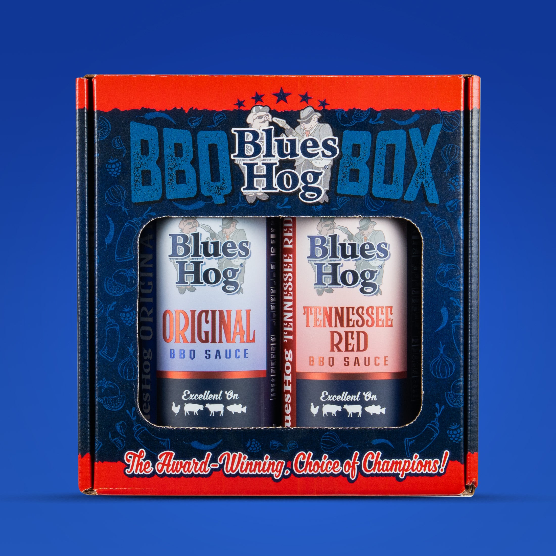 blues-hog-gifts-original-tennessee-red-bbq-sauce-geschenkset image 1