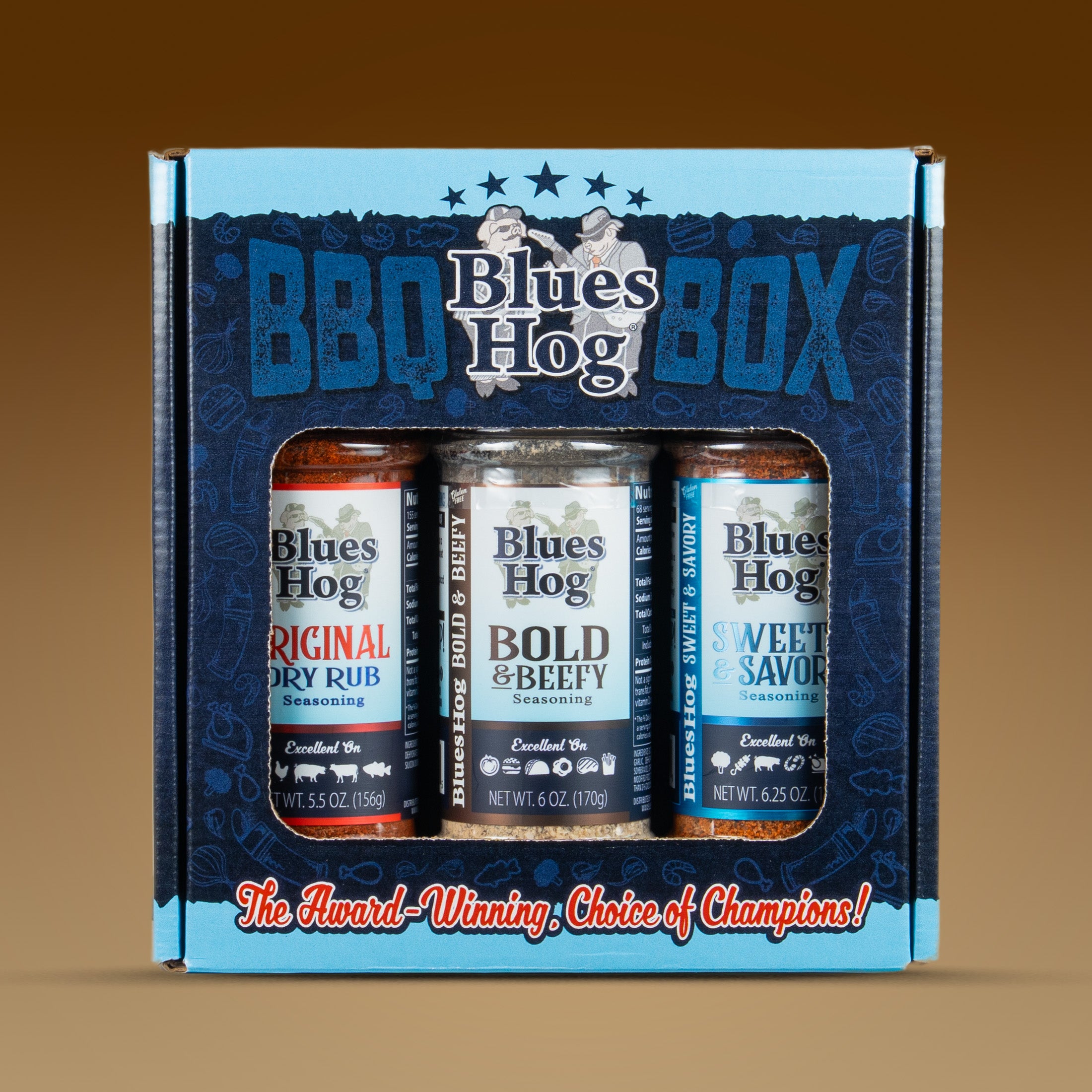 blues-hog-bbq-box-gew-rzset-3er-original-bold-beefy-sweet-savory image 1