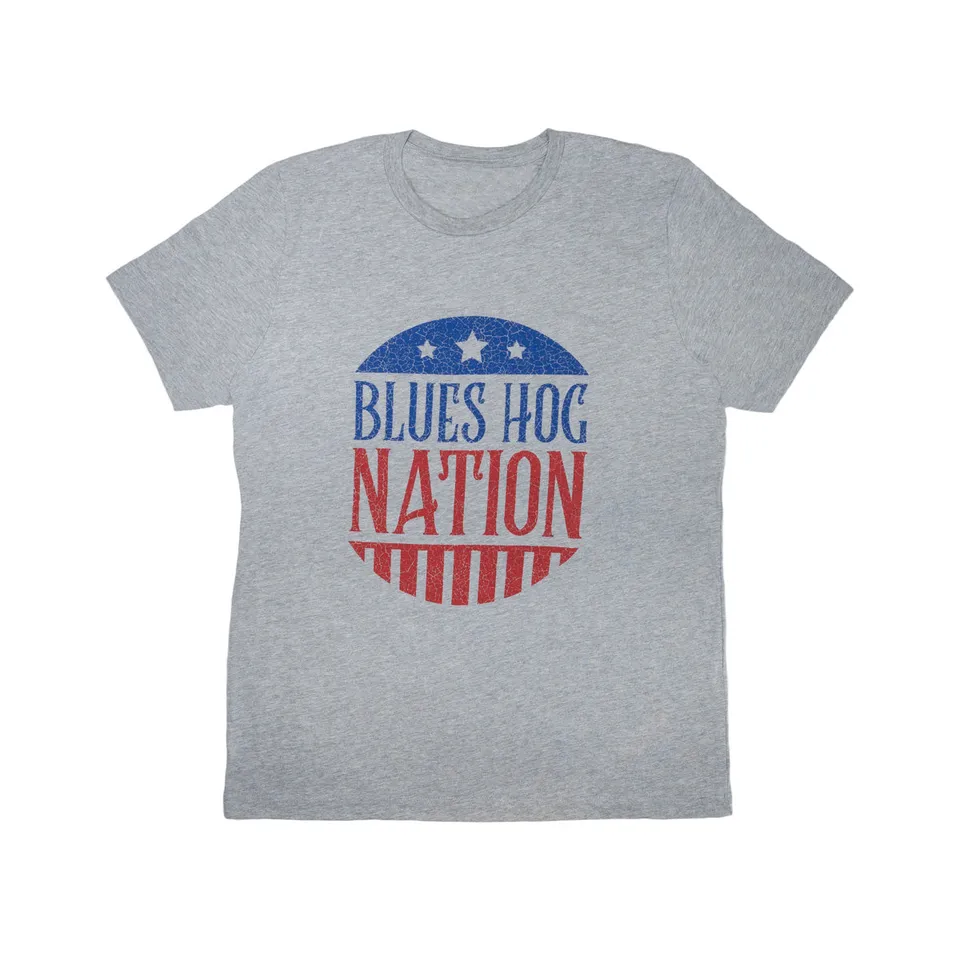 blues-hog-nation-t-shirt-athletic-heather-grau-gr-e-s-baumwolle image 1