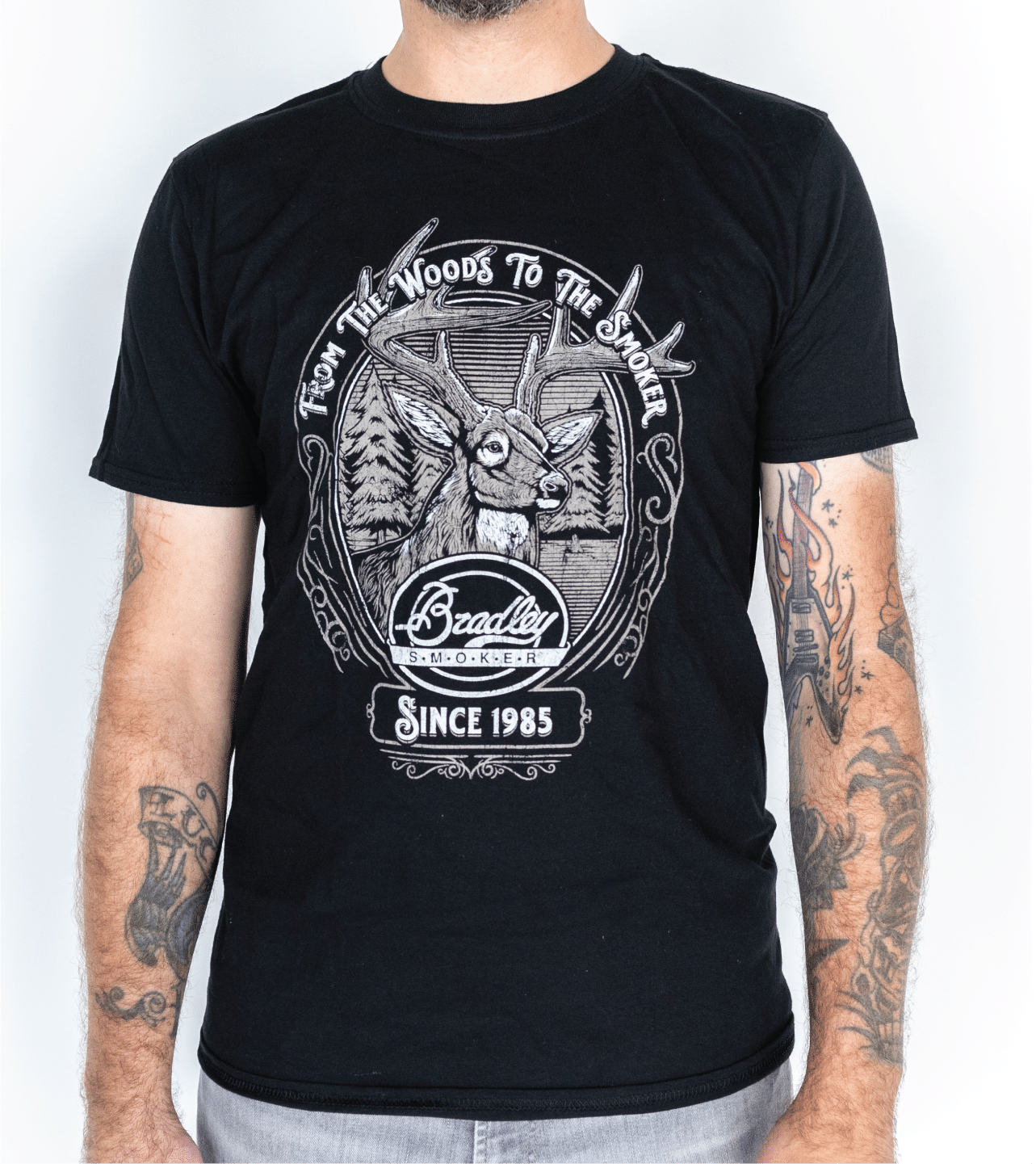 bradley-smoker-bbq-smoking-deer-t-shirt-schwarz-gr-e-l image 5