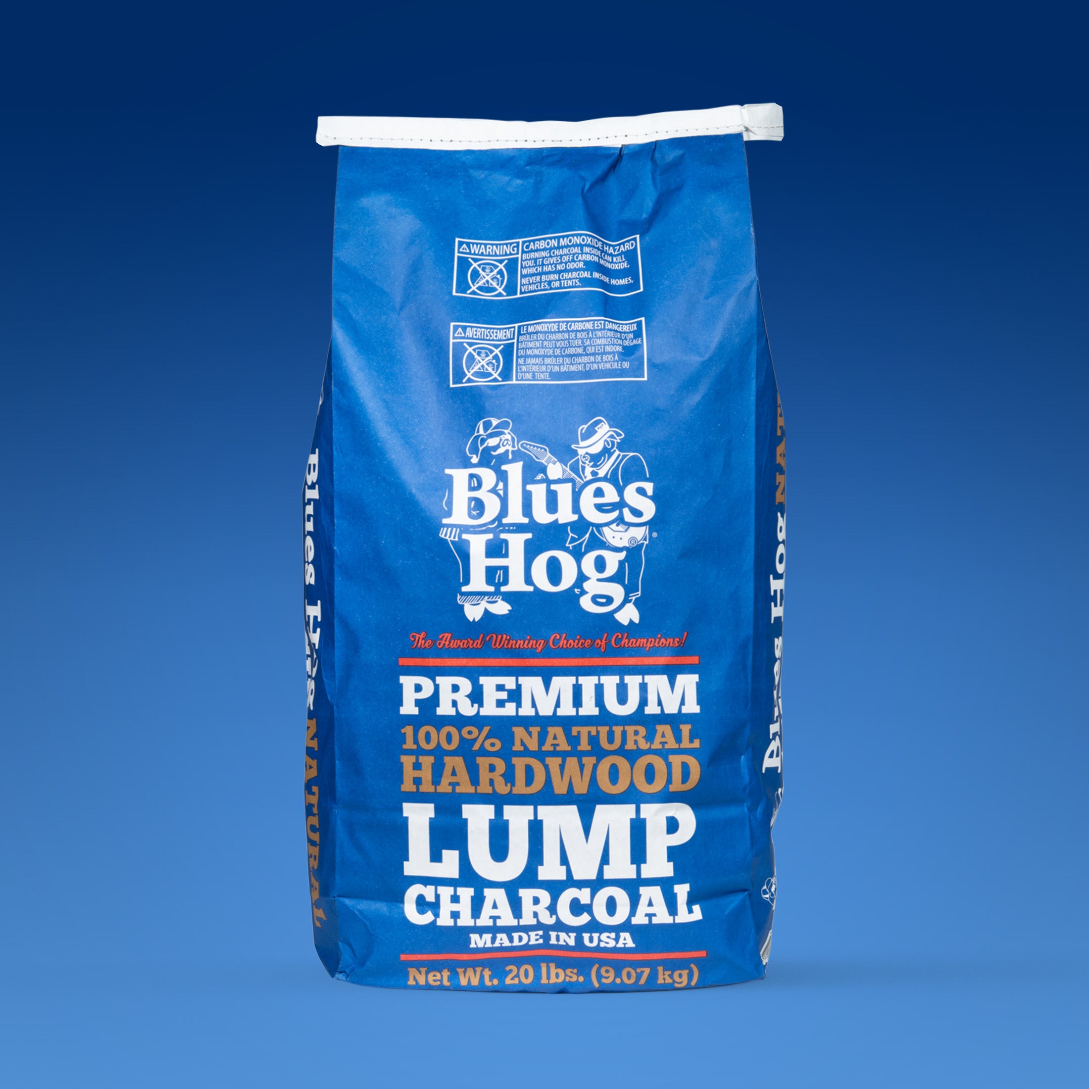 blues-hog-natural-lump-charcoal-grillholzkohle-20-lb image 1