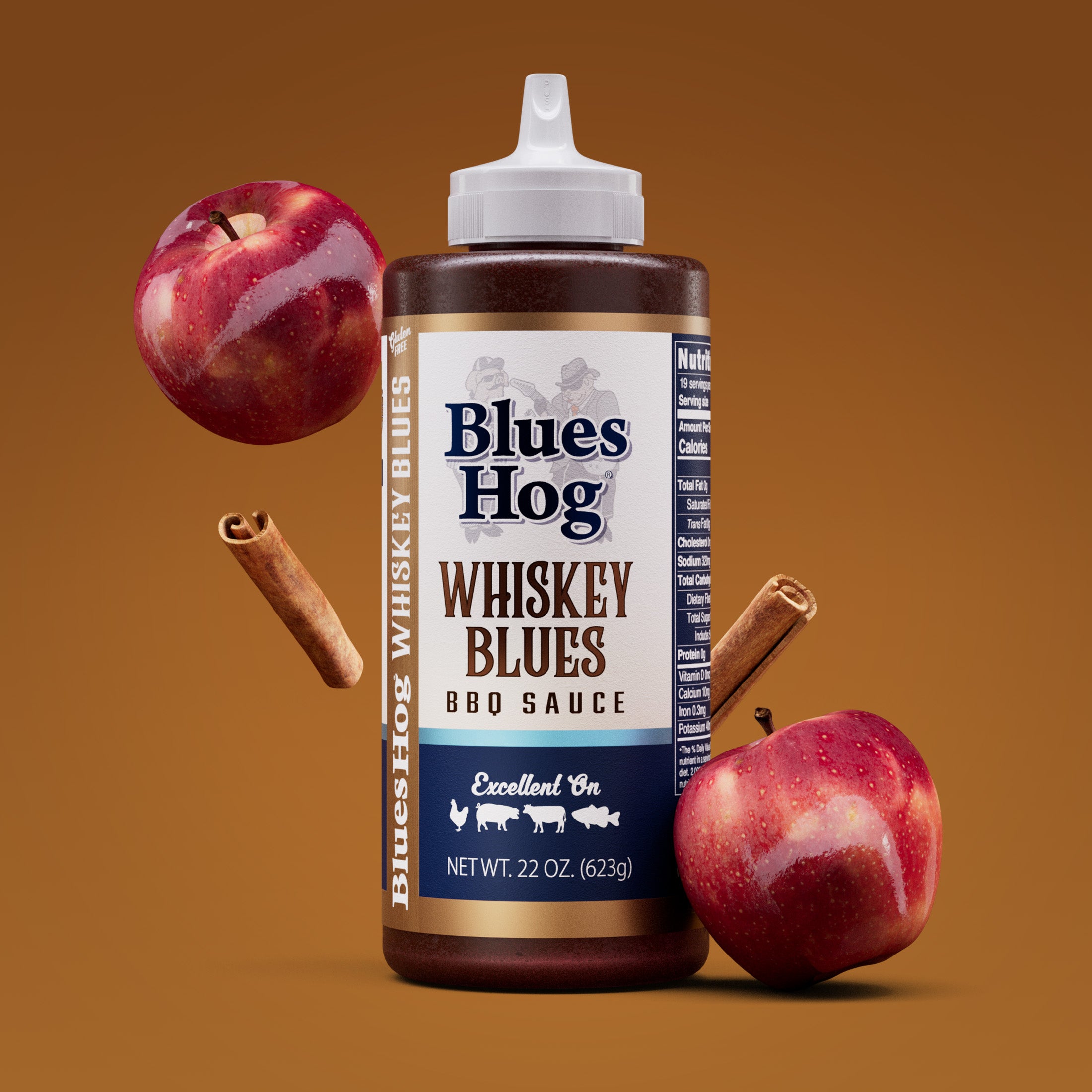 blues-hog-whiskey-blues-bbq-sauce-651-ml-squeeze-whiskey-rauchig-s image 1