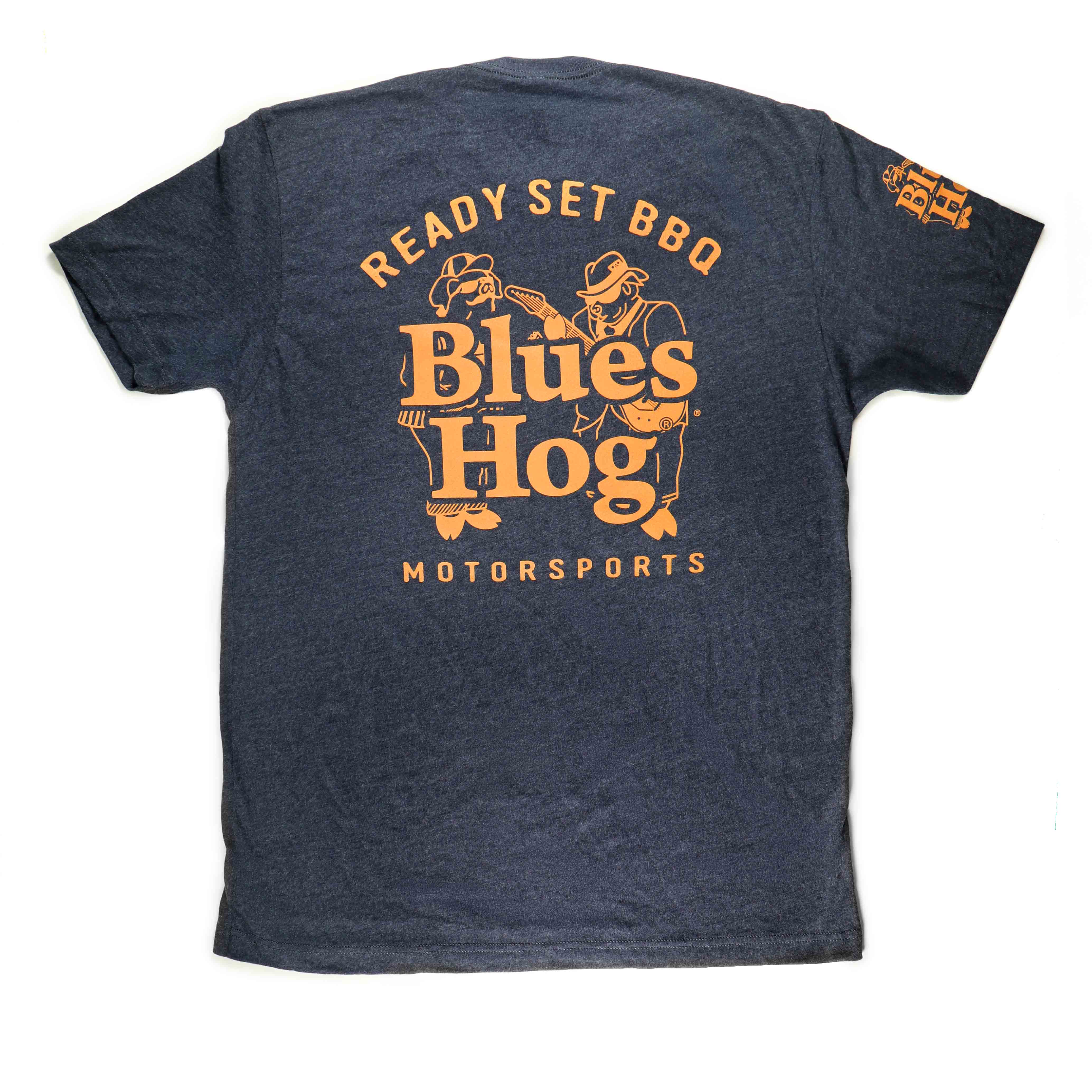 blues-hog-apparel-cleetus-horsepower-t-shirt-grau-baumwolle image 2