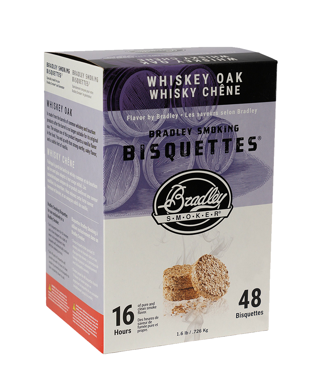 bradley-smoker-whiskey-oak-bisquettes-120-st-ck-r-ucherholz image 2