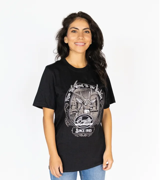 bradley-smoker-bbq-smoking-deer-t-shirt-schwarz-gr-e-l image 1