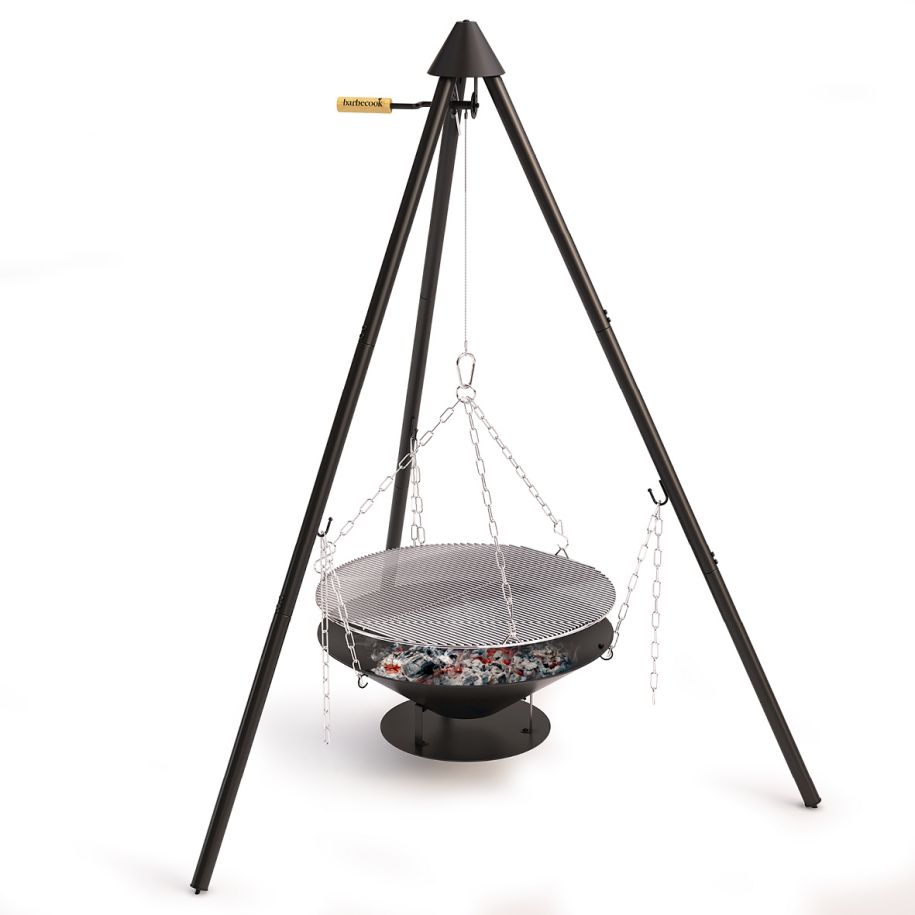 barbecook-junko-holzgrill-dreibein-mit-flaschenzug image 4