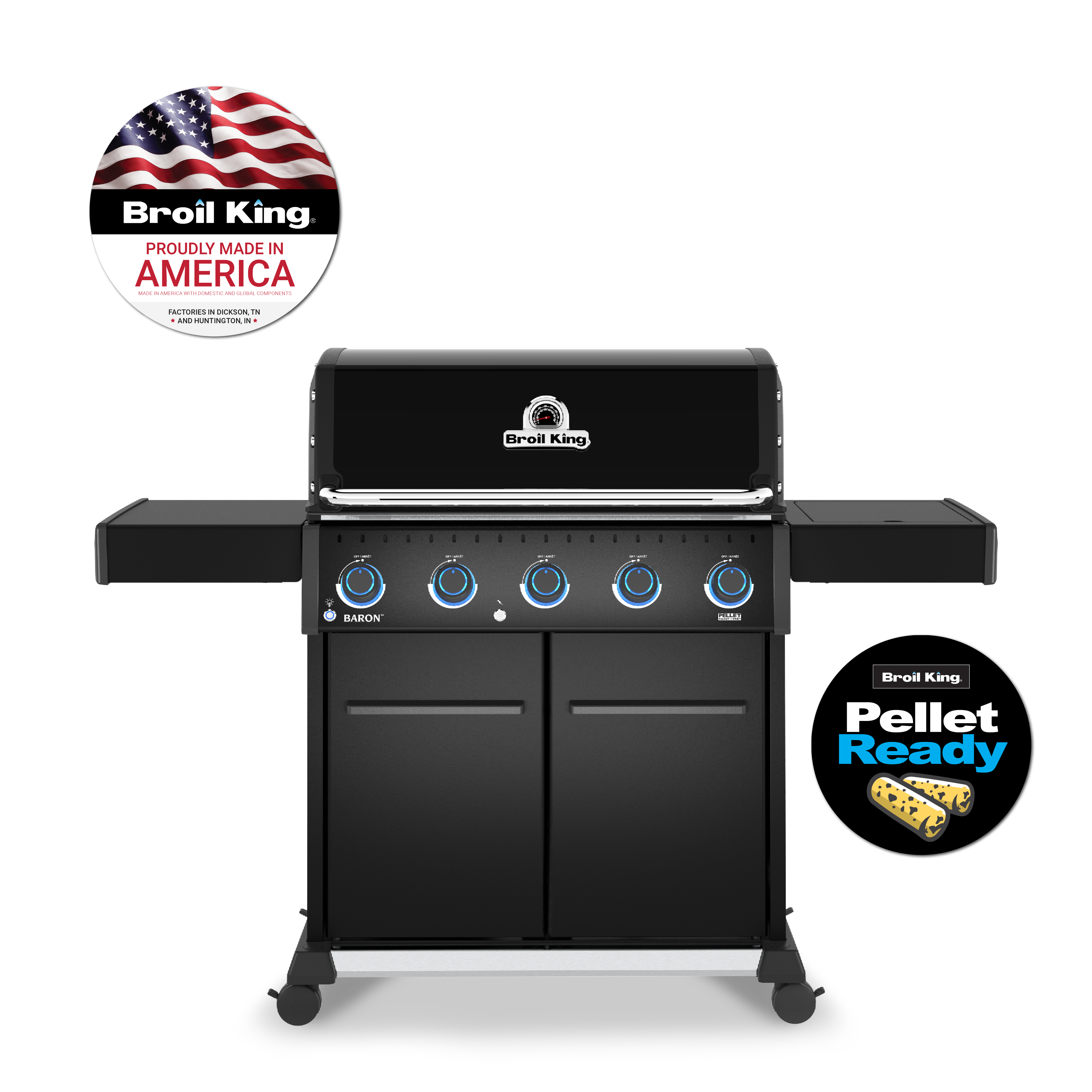 broil-king-baron-520-pro-shadow-gasgrill-propan-5-brenner image 1