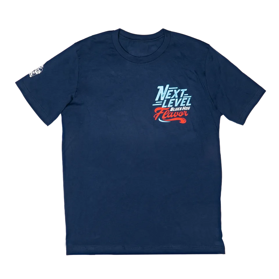 blues-hog-apparel-next-level-flavor-t-shirt-navy-baumwolle-small image 1