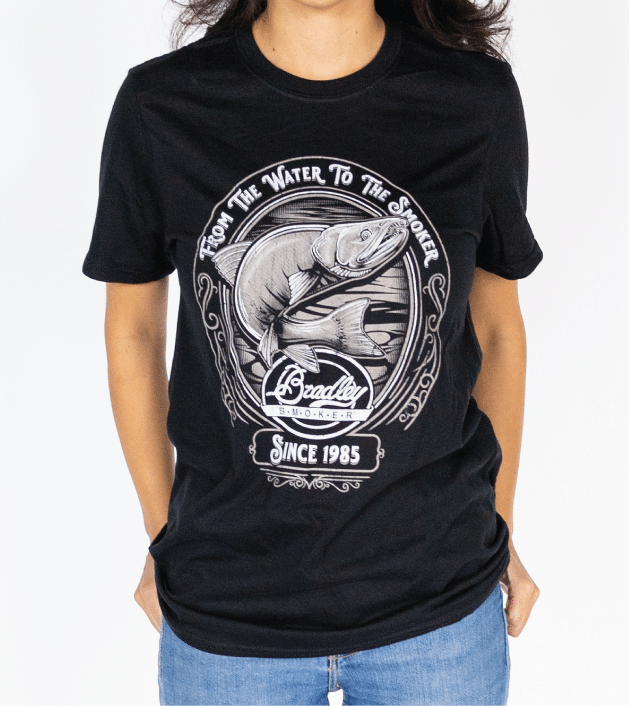 bradley-smoker-salmon-t-shirt-bbq-shirt-schwarz-gr-e-l image 3