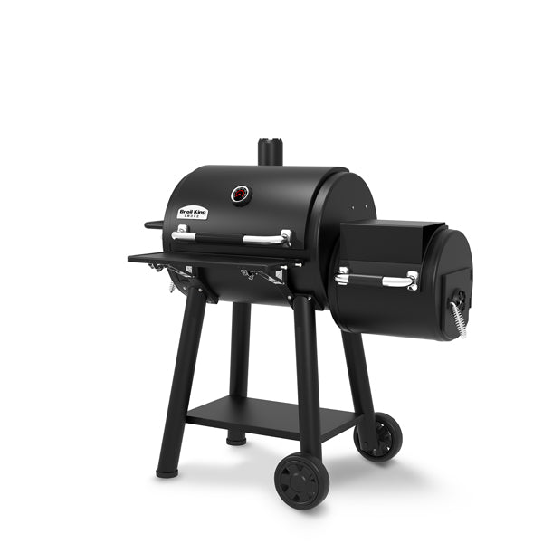 broil-king-regal-400-holzkohlegrill-offset-smoker-guss image 4