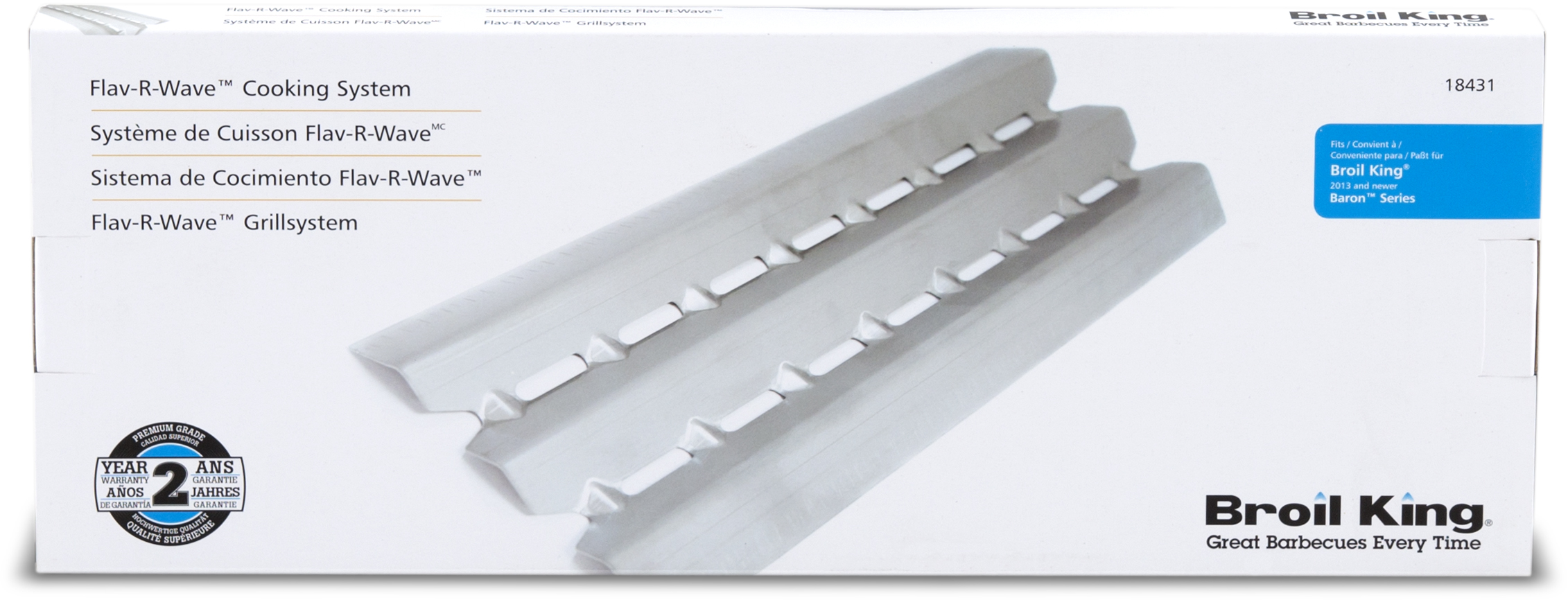 broil-king-baron-flav-r-wave-aromaschiene-edelstahl image 2
