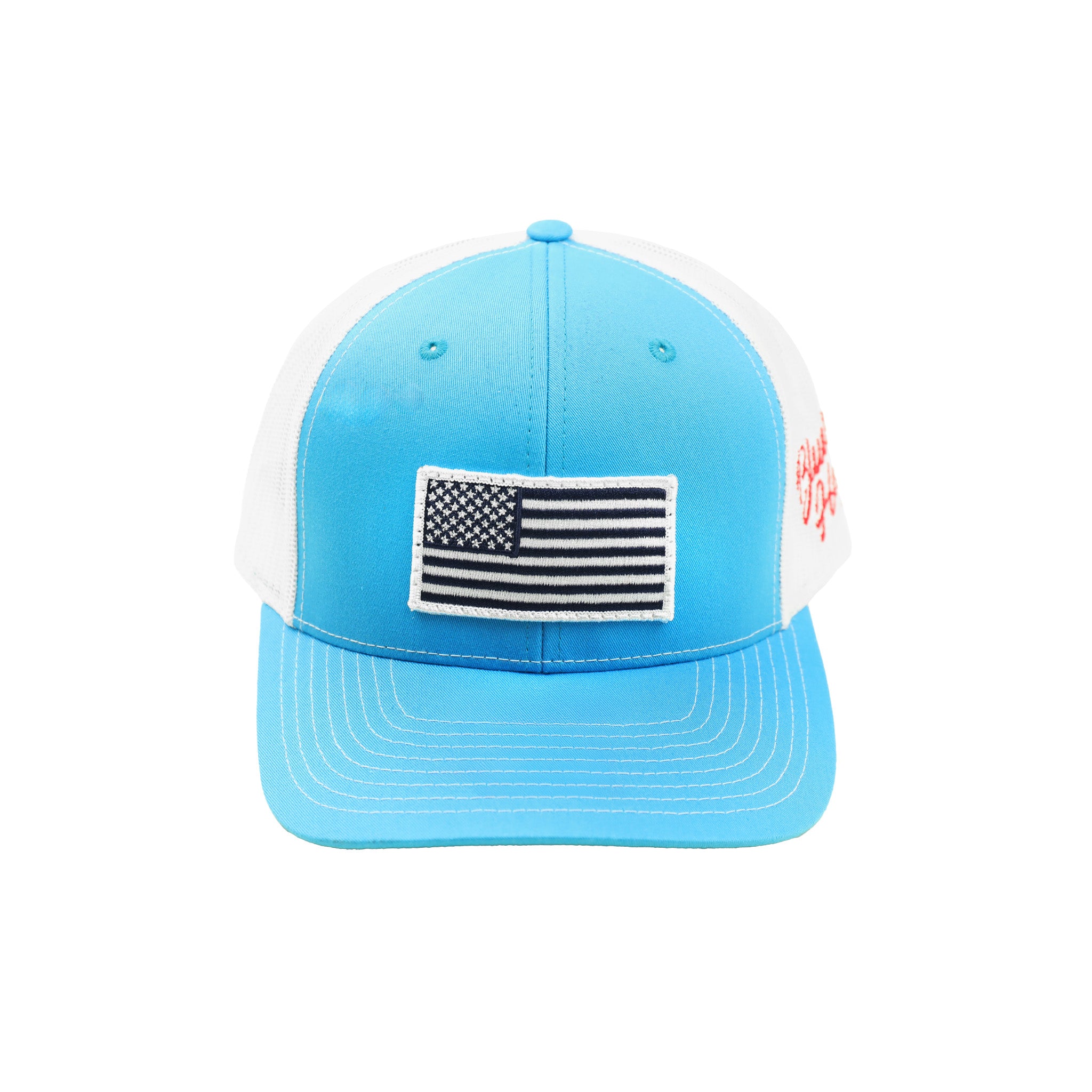 blues-hog-apparel-american-flag-kappe-blau-wei image 1